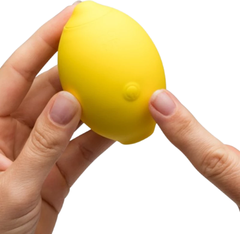 ROMP - LEMON CRUSH PLEASURE AIR CLITORAL STIMULATOR YELLOW