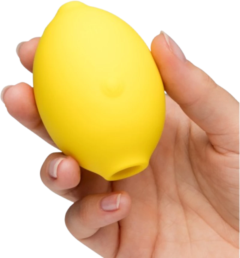 ROMP - LEMON CRUSH PLEASURE AIR CLITORAL STIMULATOR YELLOW