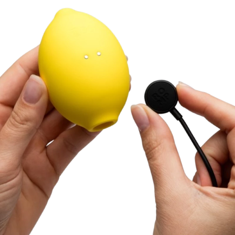 ROMP - LEMON CRUSH PLEASURE AIR CLITORAL STIMULATOR YELLOW