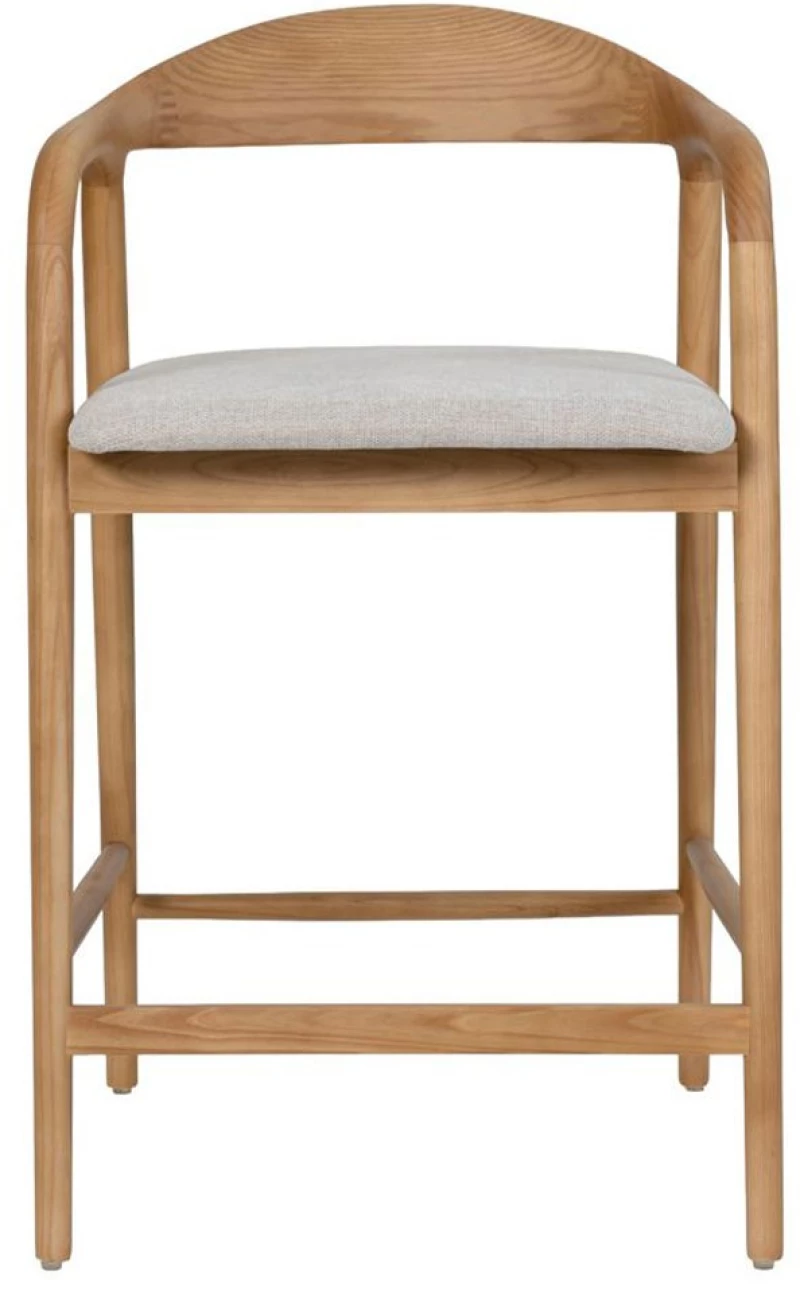 Σκαμπό Μπαρ Tutto 26-0110 62x56x93cm Oak-Beige