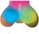 PDX ELITE - GO-GO BOOTY LED MEGA ILLUMINATED MALE MASTURBATOR