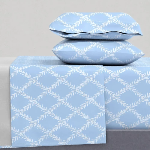 Σεντόνια King Size (ΣΕΤ) 2Χ(2,60Χ2,80) 2Χ(52Χ72) Lucia Blue