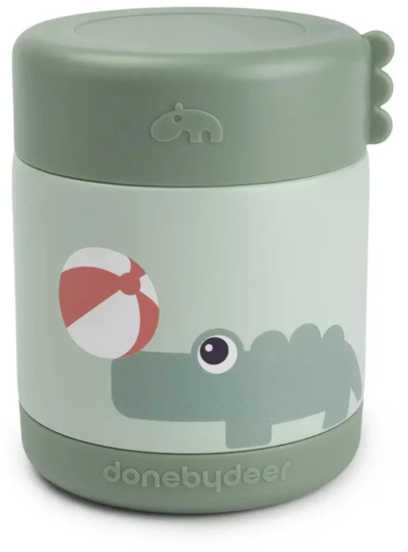 Done by Deer Ισοθερμικό Δοχείο Φαγητού 300 ml Playground Green BR79730