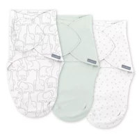 Swaddleme By Ingenuity Πάνα Φασκιώματος Monogram 3τμχ Elephant Dance 1.0 / 0-3m 074451174948