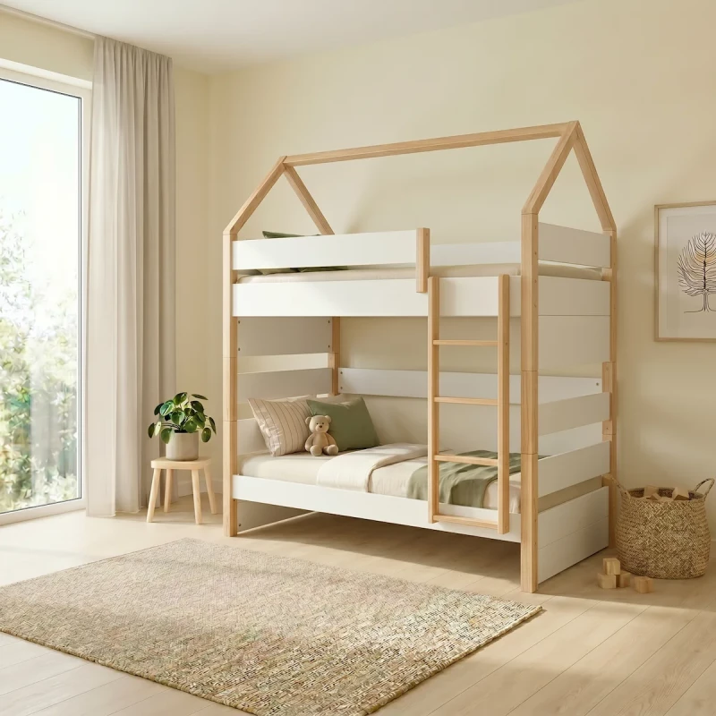 Casakids Kiddy Μασίφ Παιδική Κουκέτα Διαιρούμενη CK00114