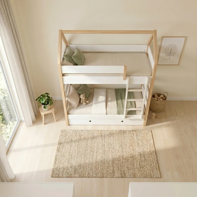 Casakids Kiddy Μασίφ Παιδική Κουκέτα Διαιρούμενη CK00114