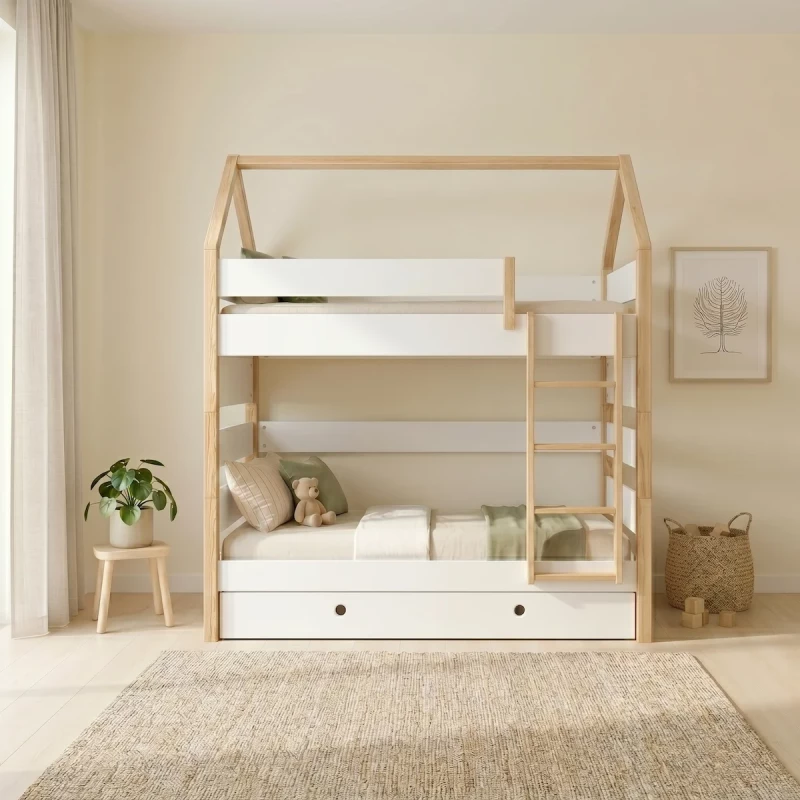 Casakids Kiddy Μασίφ Παιδική Κουκέτα Διαιρούμενη CK00114