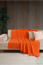 Stewehome Φυσική βαμβακερή ριχτάρι καναπέ σετ 180x215 cm