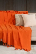 Stewehome Φυσική βαμβακερή ριχτάρι καναπέ σετ 180x215 cm