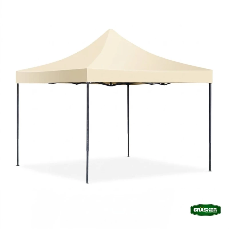 GRASHER Πτυσσόμενο Κιόσκι Κήπου 3x3m Μπέζ 420D TGL3437 / 104230