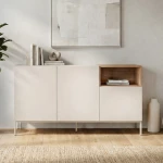 Μπουφές Cailin Megapap χρώμα sandstone - sepet oak 140x41,8x80εκ.