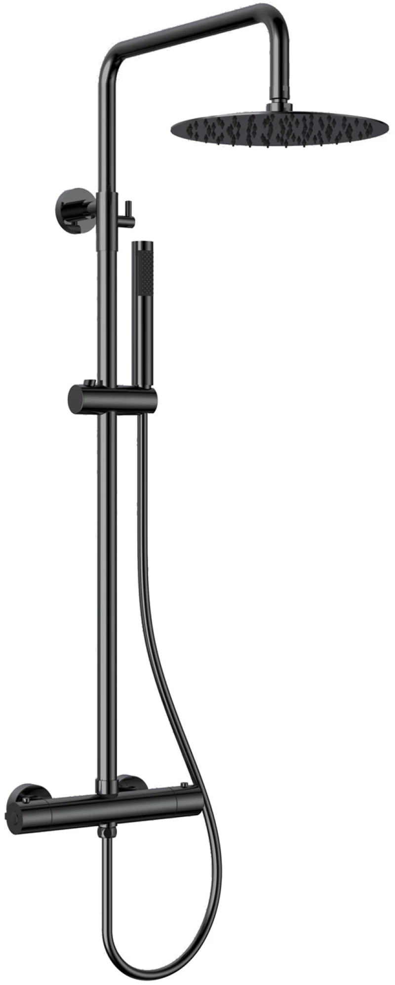 Θερμοστατική μπαταρία σταθερού ντους ARTEMIS Nero SC418M 1231 KARAG