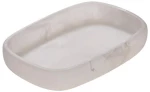 Σαπουνοθήκη marble εκρού polyresin 13,5x9,5x2,5cm
