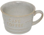 Κούπα Jumbo εκρού "COFFEE" 26cl/12,2x6,2x10cm