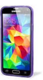Θήκη για Samsung Galaxy S5 Mini / G800, διάφανη/ματ έκδοση (Μωβ)