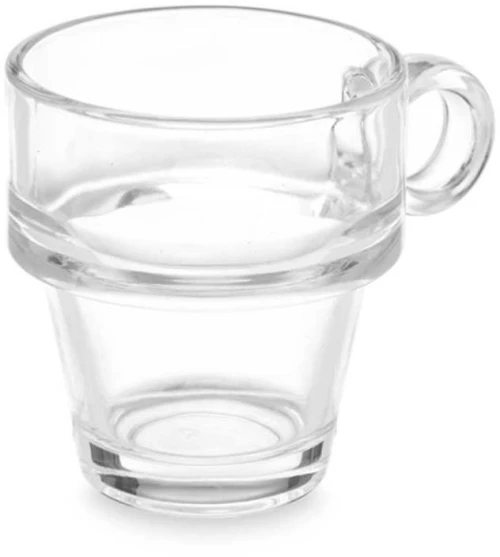Κούπα γυάλινη 90ml/8x6x6,5cm
