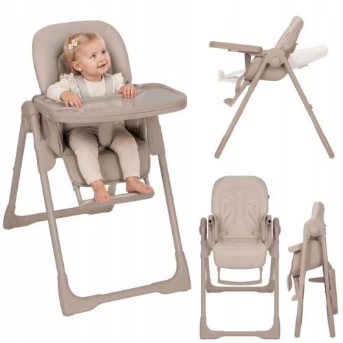 Lionelo Linn Plus Καρεκλάκι Φαγητού Beige Sand
