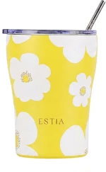 ESTIA ΘΕΡΜΟΣ COFFEE MUG SAVE THE AEGEAN 350ml YELLOW DAISY