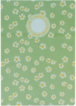 Τετράδιο Καρφίτσα B'LOG Flowers Green A4 48 φύλλων Ancor AN129717