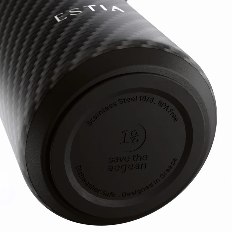 ESTIA ΘΕΡΜΟΣ PULSE  SAVE THE AEGEAN 500ml CARBON FIBRE