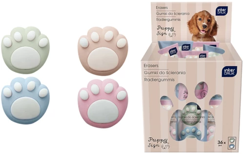 Γομολάστιχες Interdruk Puppy Sign Set 2pcs 389541(τυχαία επιλογή)