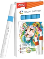 Ακρυλικός Μαρκαδόρος Σχεδίου Deli Color Emotion Sky Blue EC193A-29