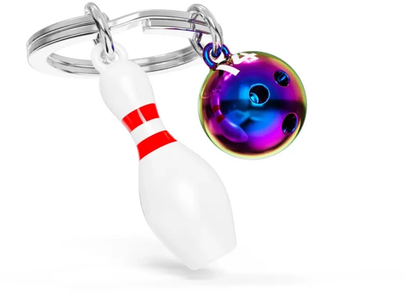 Μπρελόκ Μεταλλικό Metamorphose Sport Collection – Bowling Pin & Ball