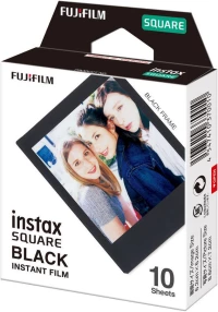 Fujifilm Color Instax Square Instant Φιλμ (10 Exposures) Black