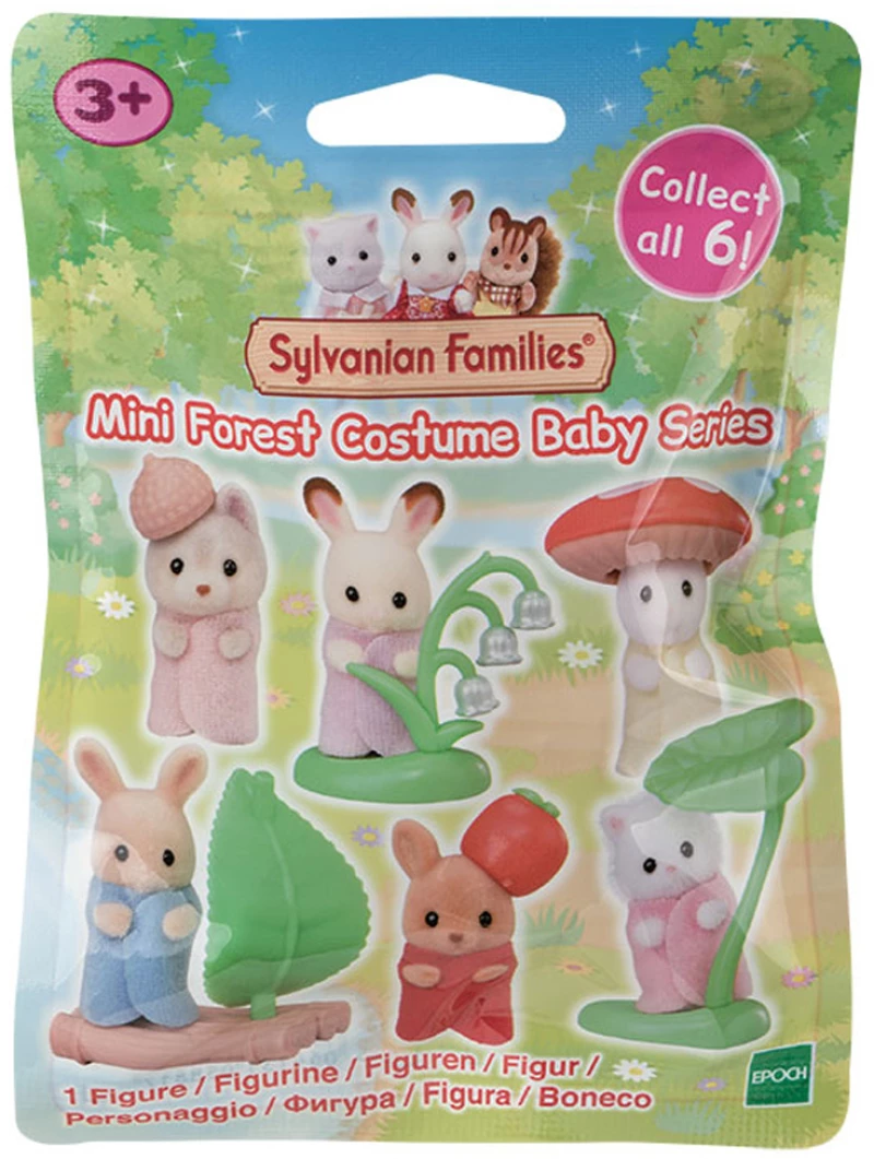 THE SYLVANIAN FAMILIES MINI FOREST COSTUME BABIES SERIES ΦΙΓΟΥΡΑ ΕΚΠΛΗΞΗ (#5881)