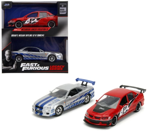 FAST & FURIOUS ΑΥΤΟΚΙΝΗΤΑ 1:32 LEGACY SERIES TWIN PACK W4 (#9334256314)