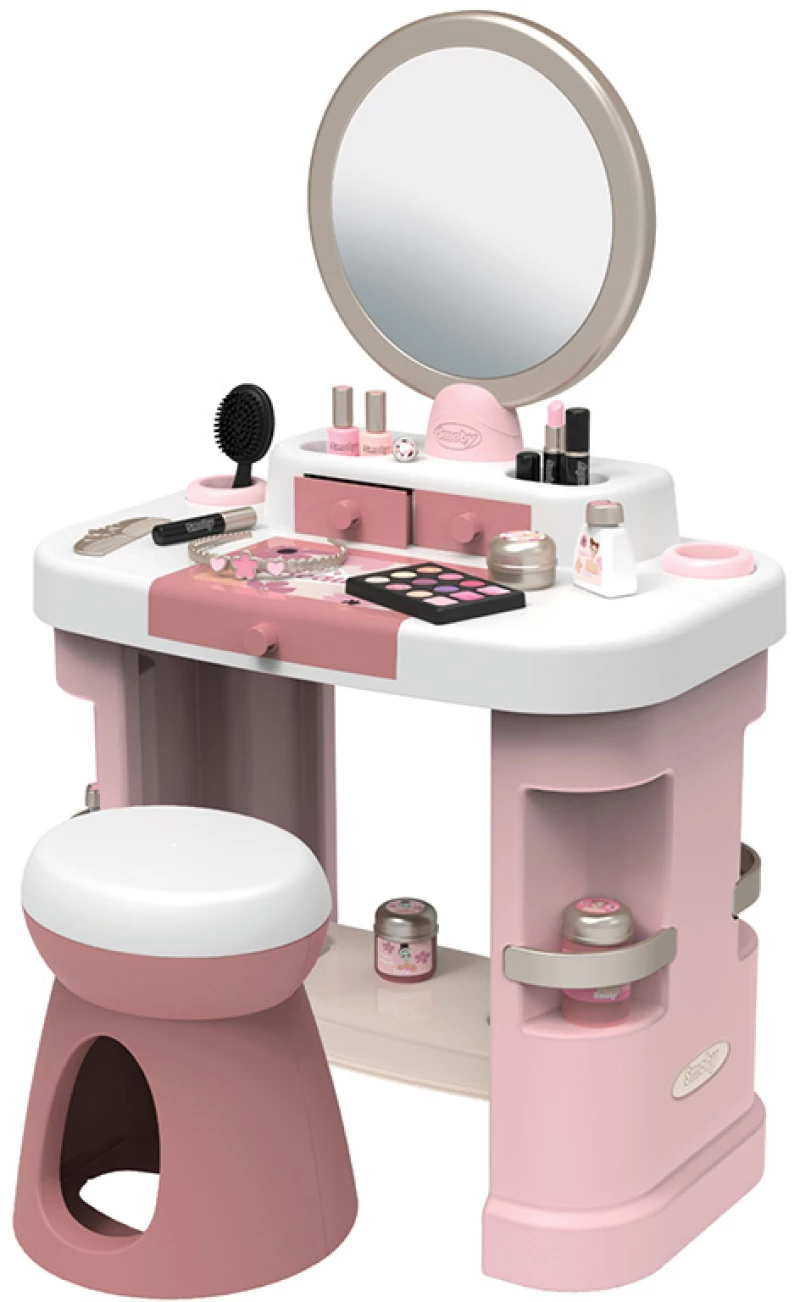 SMOBY MY BEAUTY DRESSING TABLE ΤΟΥΑΛΕΤΑ ΟΜΟΡΦΙΑΣ ΡΟΖ (#320257)