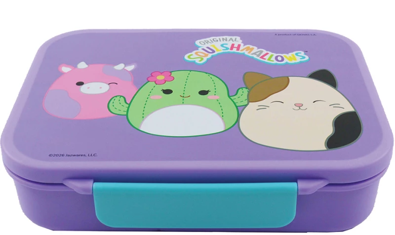 ΔΟΧΕΙΟ ΦΑΓΗΤΟΥ 3 ΧΩΡΩΝ SQUISHMALLOWS (#574-20269)