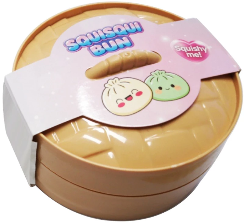 SQUISHY BUN GLITTER 8.5 εκ. - 6 ΧΡΩΜΑΤΑ (#8732-2)