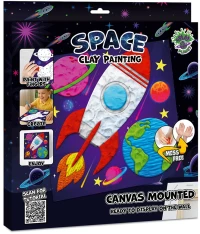 SPLAT PLANET ΣΕΤ ΖΩΓΡΑΦΙΚΗΣ ΜΕ ΠΗΛΟ SPACE ΣΕ ΚΑΜΒΑ 30Χ30 εκ. (#SP-CP-SPACE-3030)