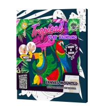 SPLAT PLANET MESS-FREE ΣΕΤ ΖΩΓΡΑΦΙΚΗΣ ΜΕ ΠΗΛΟ TROPICAL (#SP-CC-TROP)