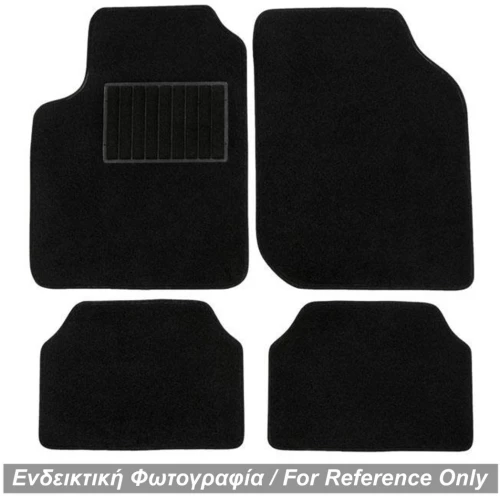 ΠΑΤΑΚΙΑ ΜΟΚΕΤΑ ΓΙΑ FORD TRANSIT 1986-2000 (ΜΑΥΡΟ ΜΕ ΜΑΥΡΟ ΡΕΛΙ) - 4 ΤΕΜ.