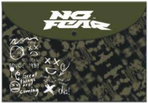 Φάκελος Κουμπί Α4 No Fear Doodles 348-46580