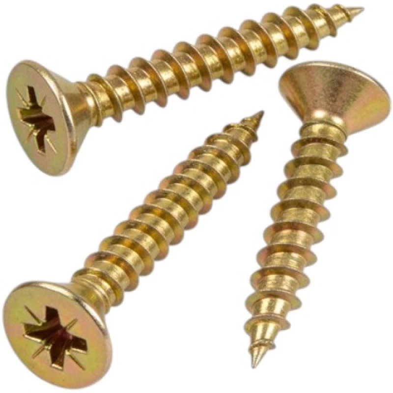 Ξυλόβιδες - 5mm×40mm - Σετ 12 πακέτα των 12 τεμαχίων - 200423
