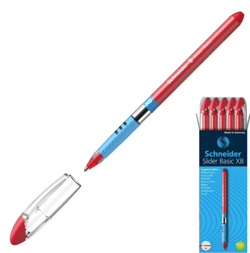 Στυλό Schneider Ballpoint Slider Basic XB Κόκκινο | 194151202