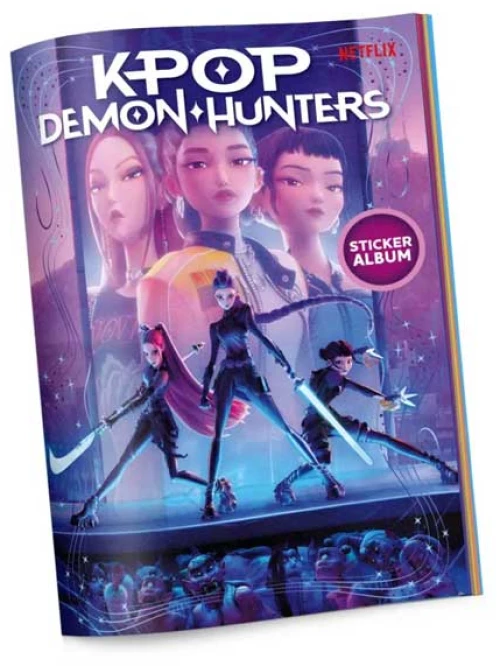 K-Pop Demon Hunters Αυτοκόλλητα Άλμπουμ Starter Pack
