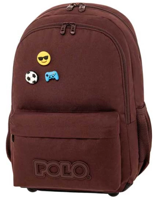 POLO Σακίδιο Pins Βουργουνδί