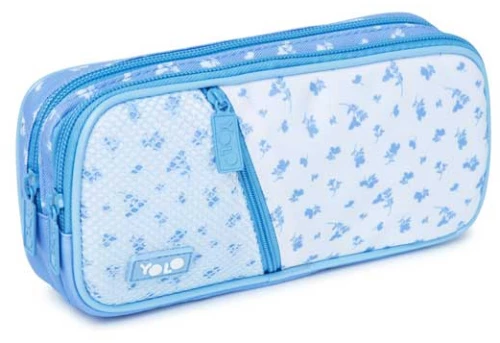 YOLO Κασετίνα Box Blue flowers