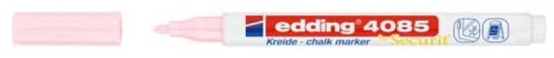 Μαρκαδόρος Υγρής Κιμωλίας Edding 4085 1-2mm Ροζ Παστέλ