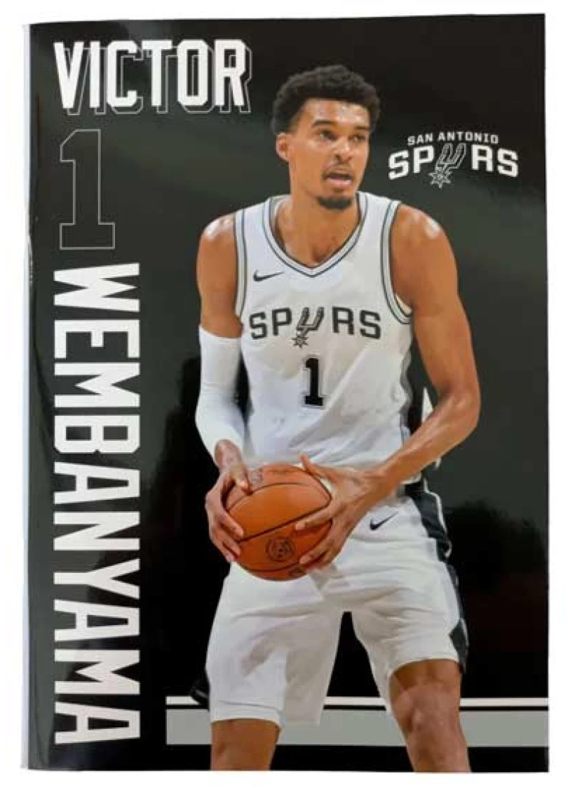 BMU Τετράδιο καρφίτσα 17x25cm 40 φύλλων Wembanyama