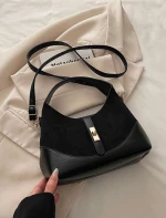 Γυναικεία Τσάντα Ώμου & Χιαστί Leopard Style 527542-Μαύρο