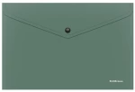 Φάκελος Κουμπί Erichkrause Α4 Classic 140mcm Green 59130