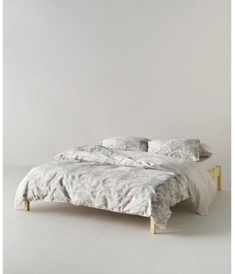 Σετ Σεντόνια King Size 4 Τεμαχίων Kentia Kernel 20 Cream-Pink-Grey 270x270