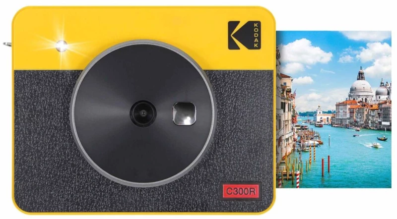 Kodak Mini Shot 3 Retro -Instant Camera & Photo Printer (7.6 x 7.6 cm) iOS & Android BT + 8 Sheets