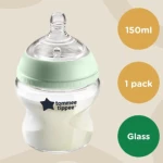 Μπιμπερό Γυάλινο Tommee Μικρή Ροή Tippee 150ml