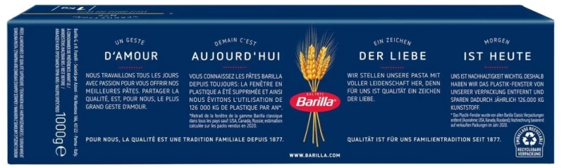 Barilla Spaghettoni No7 1kg